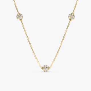 1.0 CT Round Bezel Solitaire Lab Grown Diamond Necklace