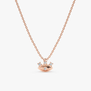 1.0 CT Round Bezel Solitaire Lab Grown Diamond Necklace