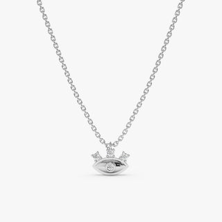 1.0 CT Round Bezel Solitaire Lab Grown Diamond Necklace