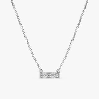 1.0 CT Round Bezel Solitaire Lab Grown Diamond Necklace