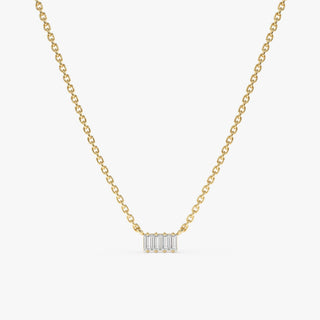 1.0 CT Round Bezel Solitaire Lab Grown Diamond Necklace