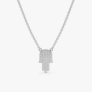 1.0 CT Round Bezel Solitaire Lab Grown Diamond Necklace