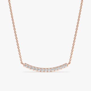 1.0 CT Round Bezel Solitaire Lab Grown Diamond Necklace