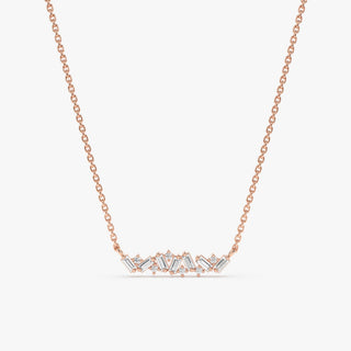 1.0 CT Round Bezel Solitaire Lab Grown Diamond Necklace