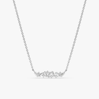 1.0 CT Round Bezel Solitaire Lab Grown Diamond Necklace