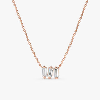 1.0 CT Round Bezel Solitaire Lab Grown Diamond Necklace