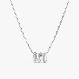 1.0 CT Round Bezel Solitaire Lab Grown Diamond Necklace