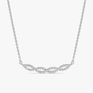 1.0 CT Round Bezel Solitaire Lab Grown Diamond Necklace
