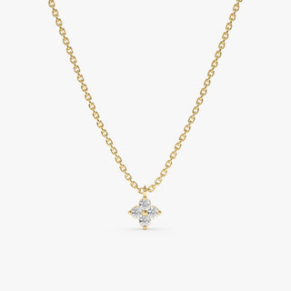 1.0 CT Round Bezel Solitaire Lab Grown Diamond Necklace