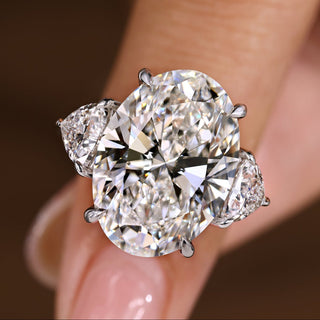 Cushion Hidden Halo Lab Grown Diamond Engagement Ring