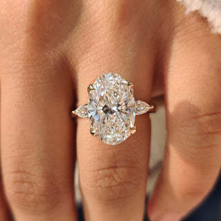 Cushion Hidden Halo Lab Grown Diamond Engagement Ring