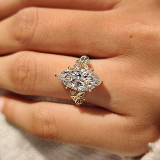 Cushion Hidden Halo Lab Grown Diamond Engagement Ring