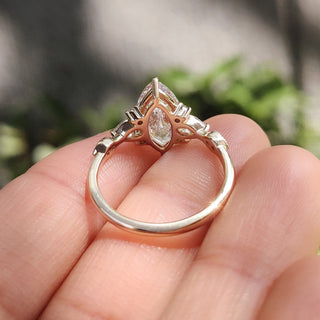 Cushion Hidden Halo Lab Grown Diamond Engagement Ring