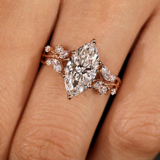 Cushion Hidden Halo Lab Grown Diamond Engagement Ring