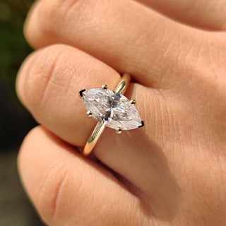 Cushion Hidden Halo Lab Grown Diamond Engagement Ring