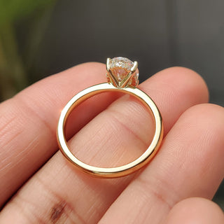 Cushion Hidden Halo Lab Grown Diamond Engagement Ring