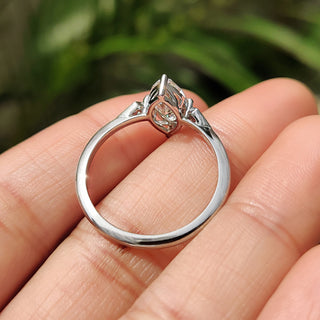 Cushion Hidden Halo Lab Grown Diamond Engagement Ring