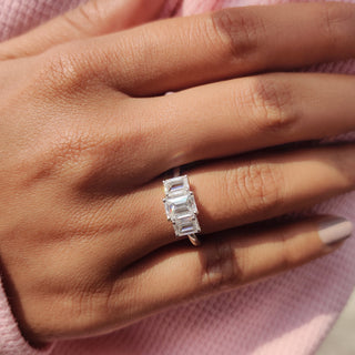 Cushion Hidden Halo Lab Grown Diamond Engagement Ring