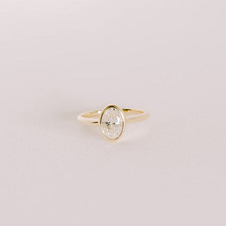 Cushion Hidden Halo Lab Grown Diamond Engagement Ring
