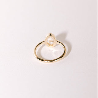Cushion Hidden Halo Lab Grown Diamond Engagement Ring