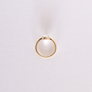 Cushion Hidden Halo Lab Grown Diamond Engagement Ring