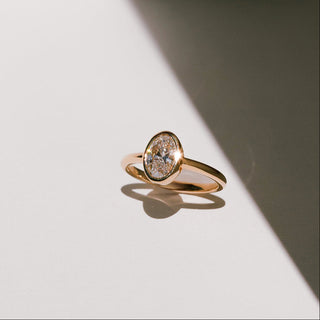 Cushion Hidden Halo Lab Grown Diamond Engagement Ring