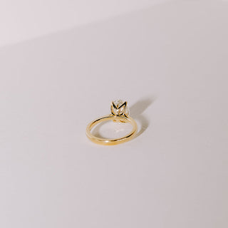 Cushion Hidden Halo Lab Grown Diamond Engagement Ring