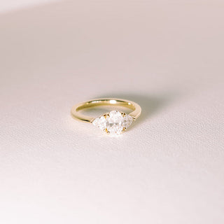Cushion Hidden Halo Lab Grown Diamond Engagement Ring