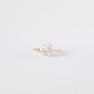 Cushion Hidden Halo Lab Grown Diamond Engagement Ring