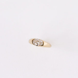 Cushion Hidden Halo Lab Grown Diamond Engagement Ring
