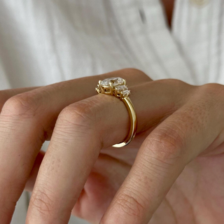 Round Halo, Pave & Split Shank Engagement Ring – 1.93 CT Lab Grown Diamond