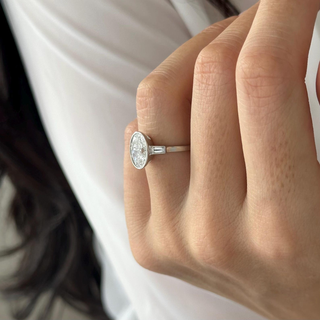 Round Halo, Pave & Split Shank Engagement Ring – 1.93 CT Lab Grown Diamond