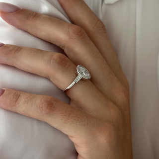 Round Halo, Pave & Split Shank Engagement Ring – 1.93 CT Lab Grown Diamond