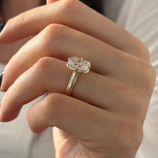 Round Halo, Pave & Split Shank Engagement Ring – 1.93 CT Lab Grown Diamond