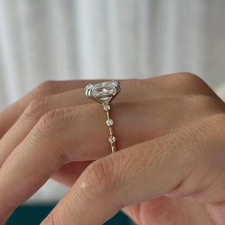 Round Halo, Pave & Split Shank Engagement Ring – 1.93 CT Lab Grown Diamond