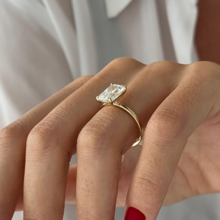 Round Halo, Pave & Split Shank Engagement Ring – 1.93 CT Lab Grown Diamond