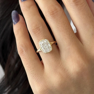 Round Halo, Pave & Split Shank Engagement Ring – 1.93 CT Lab Grown Diamond