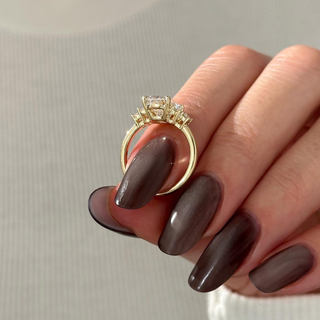 Round Halo, Pave & Split Shank Engagement Ring – 1.93 CT Lab Grown Diamond