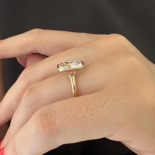 Round Halo, Pave & Split Shank Engagement Ring – 1.93 CT Lab Grown Diamond
