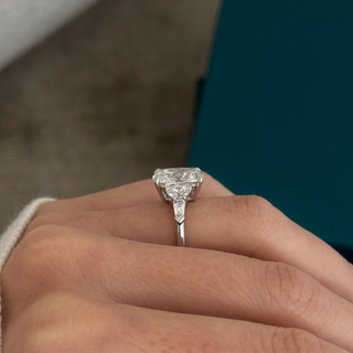 Round Halo, Pave & Split Shank Engagement Ring – 1.93 CT Lab Grown Diamond