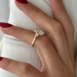 Round Halo, Pave & Split Shank Engagement Ring – 1.93 CT Lab Grown Diamond