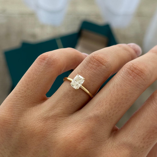 Round Halo, Pave & Split Shank Engagement Ring – 1.93 CT Lab Grown Diamond