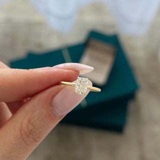 Round Halo, Pave & Split Shank Engagement Ring – 1.93 CT Lab Grown Diamond