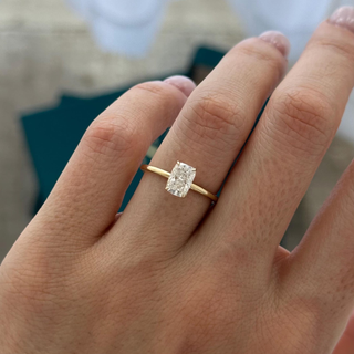 Round Halo, Pave & Split Shank Engagement Ring – 1.93 CT Lab Grown Diamond