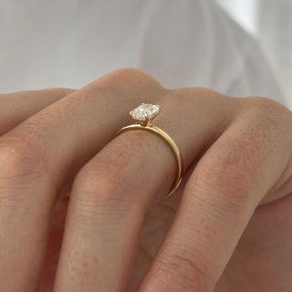 Round Halo, Pave & Split Shank Engagement Ring – 1.93 CT Lab Grown Diamond