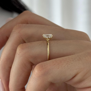 Round Halo, Pave & Split Shank Engagement Ring – 1.93 CT Lab Grown Diamond