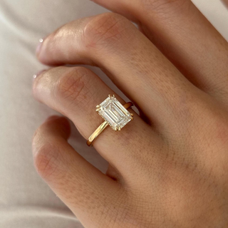 Round Halo, Pave & Split Shank Engagement Ring – 1.93 CT Lab Grown Diamond