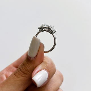 Round Halo, Pave & Split Shank Engagement Ring – 1.93 CT Lab Grown Diamond