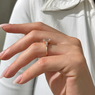 Round Halo, Pave & Split Shank Engagement Ring – 1.93 CT Lab Grown Diamond