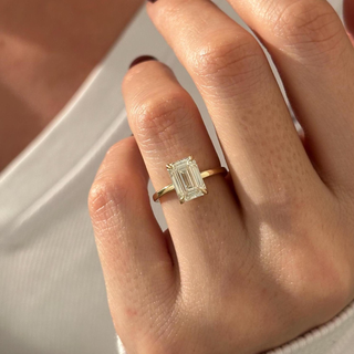 Round Halo, Pave & Split Shank Engagement Ring – 1.93 CT Lab Grown Diamond